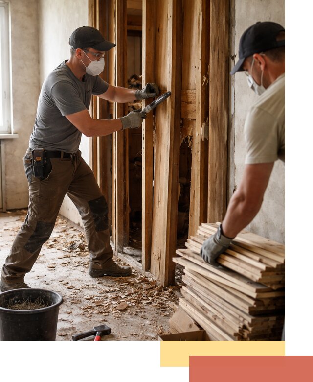 Демонтаж деревянных перегородок в Ефремове быстро и аккуратно