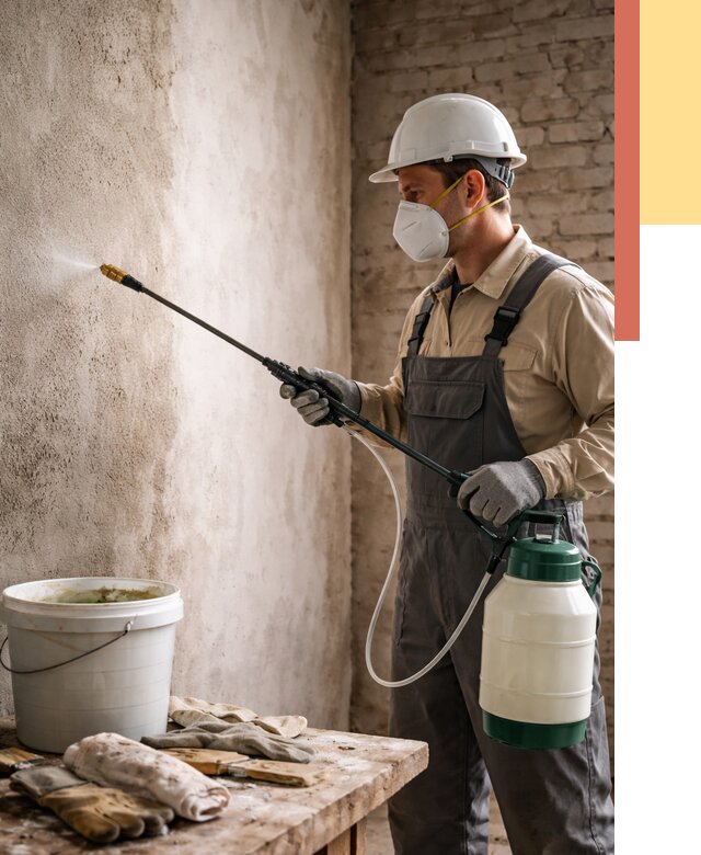 Антисептическая обработка стен в Ефремове от 1229 руб. — быстро и недорого | ОТДЕЛОЧНИК-Фрм