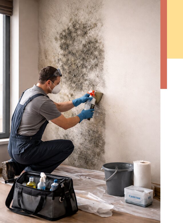 Удаление плесени со стен в Ефремове от 2203 руб. — быстро и недорого | ОТДЕЛОЧНИК-Фрм