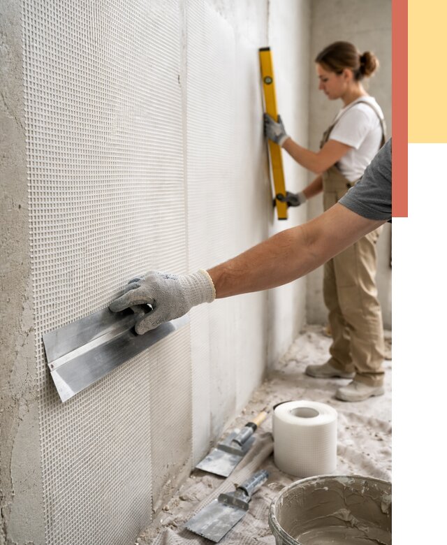 Армирование стен стеклосеткой в Ефремове от 3278 руб. под ключ | ОТДЕЛОЧНИК-Фрм