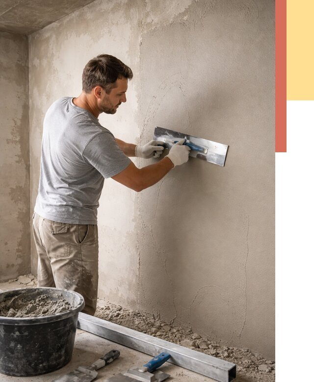 Штукатурка стен без маяков в Ефремове от 7376 руб/м2 — услуги и цена | ОТДЕЛОЧНИК-Фрм