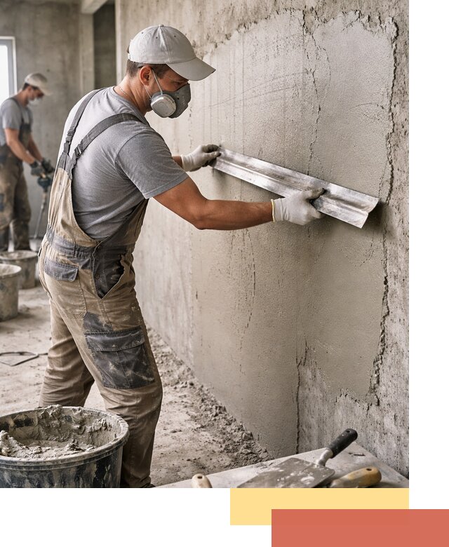 Штукатурка бетонных стен в Ефремове качественно и долговечно