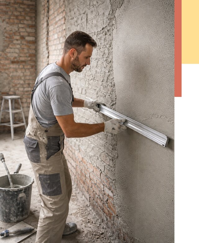 Штукатурка кирпичных стен в Ефремове от 4610 руб/м2 — быстро и недорого | ОТДЕЛОЧНИК-Фрм