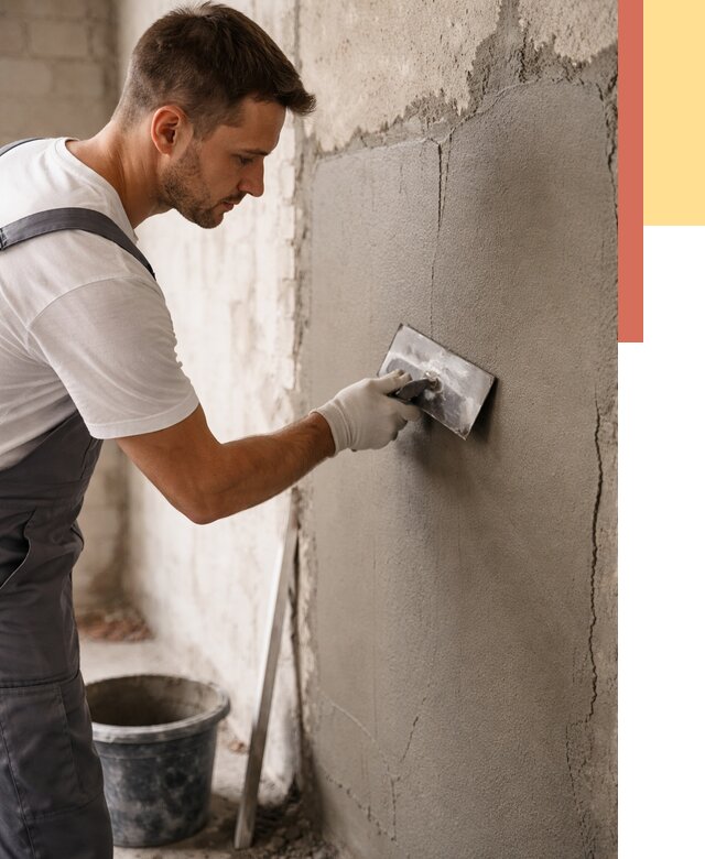 Штукатурка стен под плитку в Ефремове от 4303 руб./м2 — выравнивание под плитку | ОТДЕЛОЧНИК-Фрм