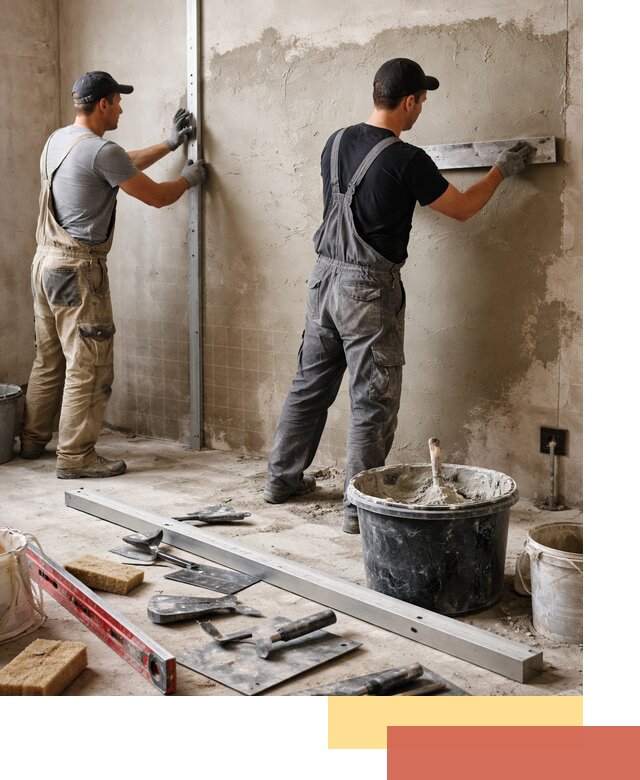 Профессиональная штукатурка стен под плитку в Ефремове