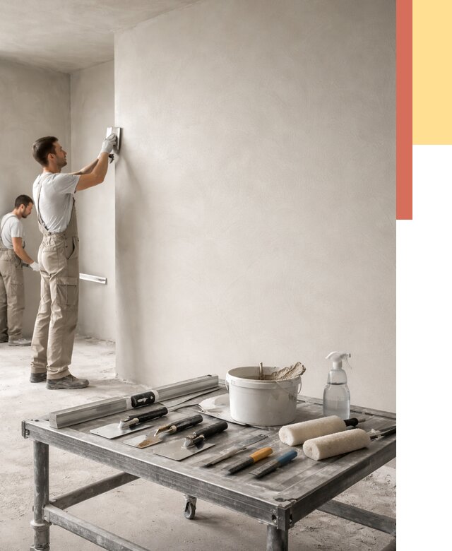 Штукатурка стен под покраску в Ефремове от 4610 руб./м² — качественно и недорого | ОТДЕЛОЧНИК-Фрм