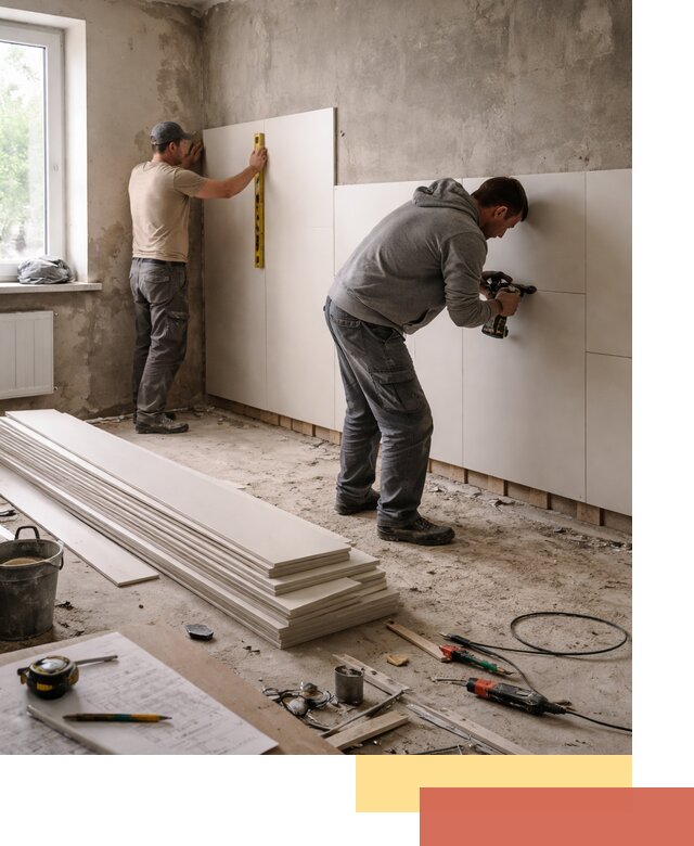 Монтаж ПВХ панелей на стены в Ефремове качественно и быстро