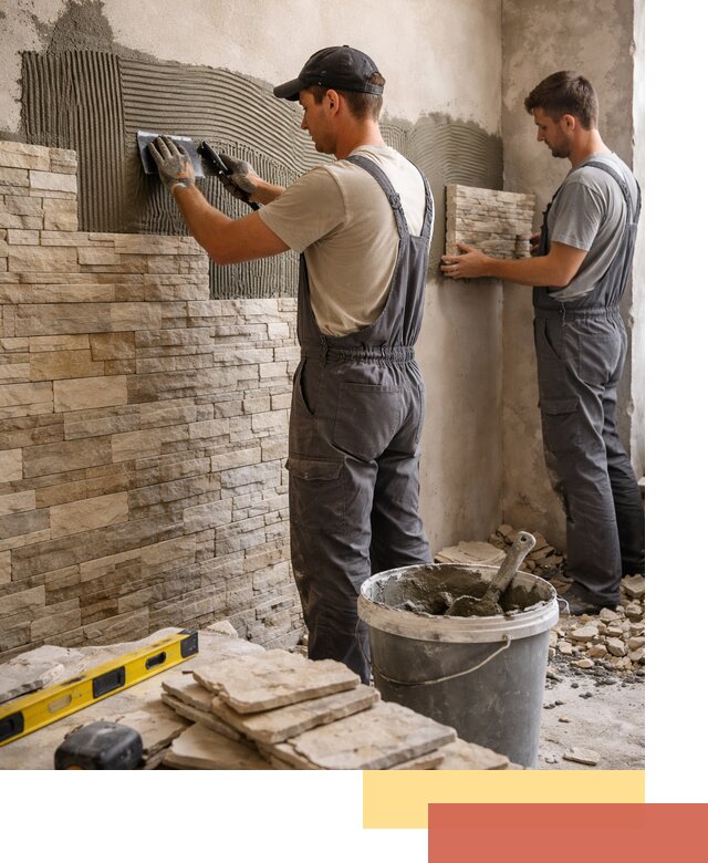 Монтаж искусственного камня в Ефремове — облицовка стен и фасадов