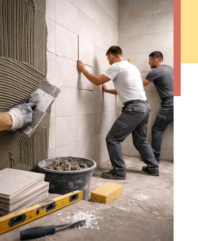 Укладка плитки на стены в Ефремове от 871 руб. — качественно и недорого | ОТДЕЛОЧНИК-Фрм