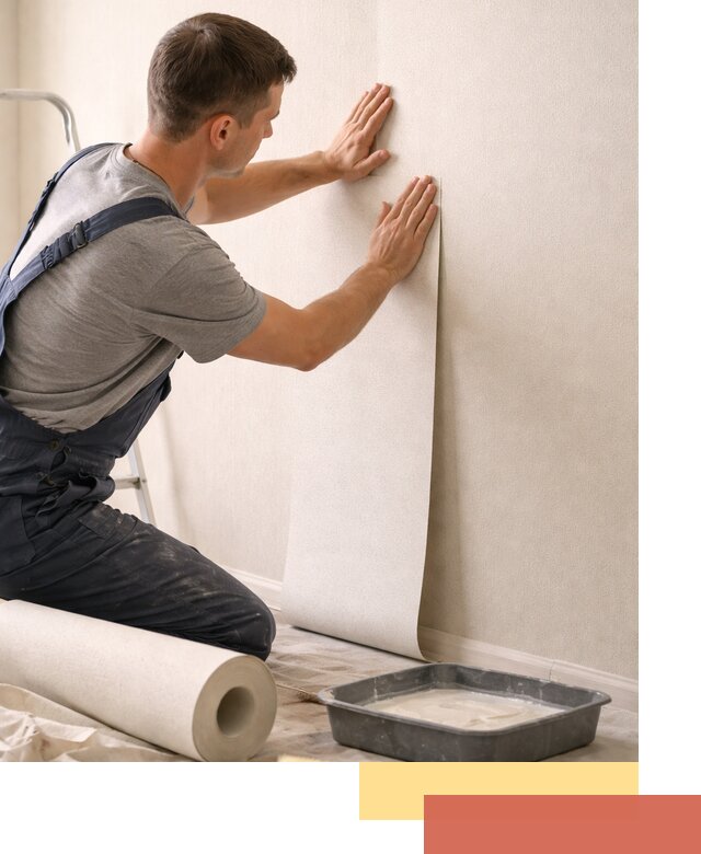 Поклейка флизелиновых обоев в Ефремове качественно и быстро