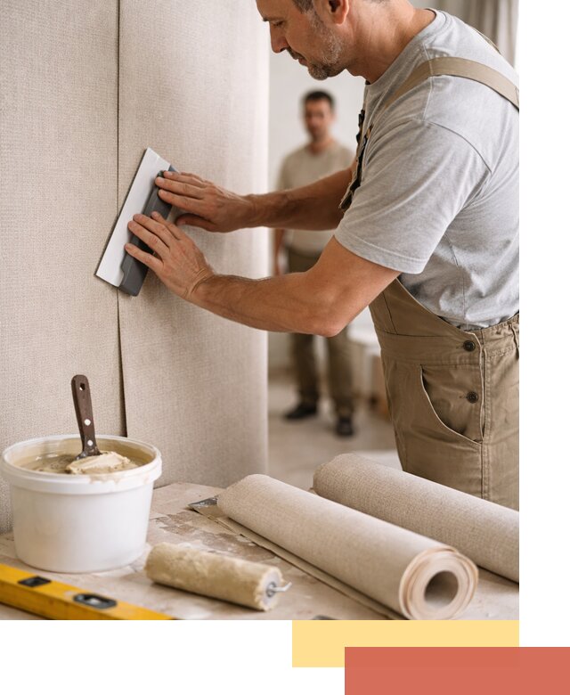 Поклейка текстильных обоев в Ефремове профессионально и аккуратно