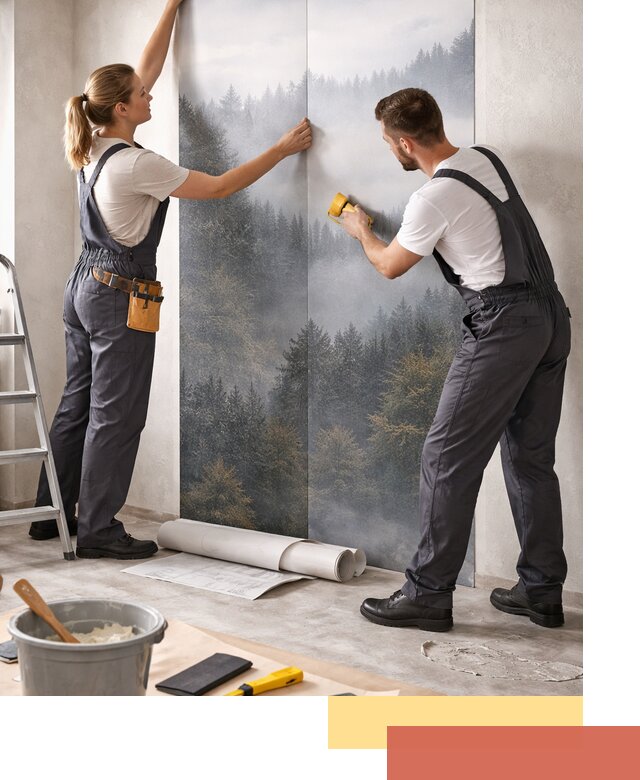 Поклейка фотообоев профессионально в Ефремове под ключ