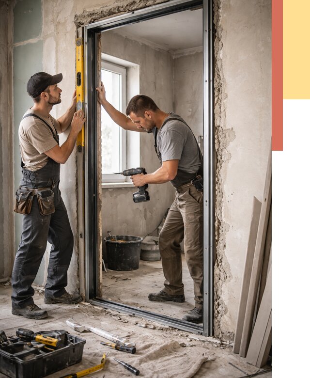 Закладка дверного проема в Ефремове от 3586 руб. — быстро и недорого | ОТДЕЛОЧНИК-Фрм