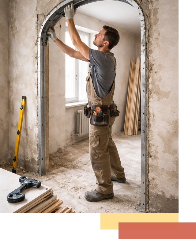 Устройство арочного проема в Ефремове под ключ