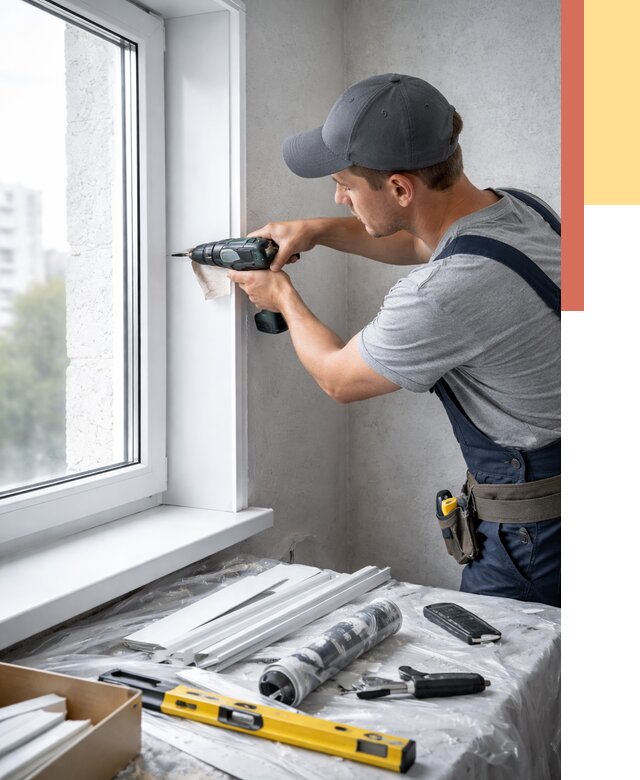 Установка пластиковых откосов в Ефремове от 2305 руб. | ОТДЕЛОЧНИК-Фрм монтаж, быстро и недорого