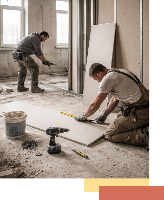 Кладка перегородок из ПГП под ключ в Ефремове