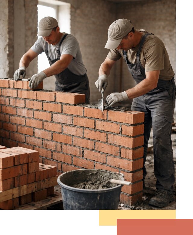 Кладка кирпичных перегородок под ключ в Ефремове