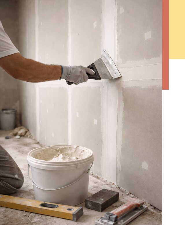 Шпаклевка перегородок из гипсокартона в Ефремове от 2561 руб. — услуги ОТДЕЛОЧНИК-Фрм