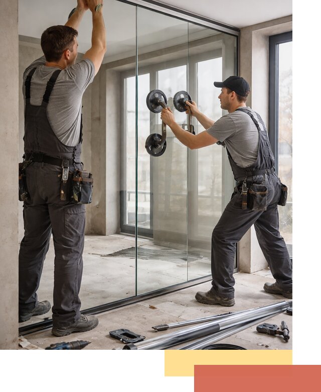 Цельностеклянные перегородки под ключ в Ефремове