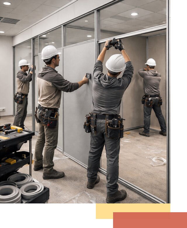 Мобильные офисные перегородки под ключ в Ефремове