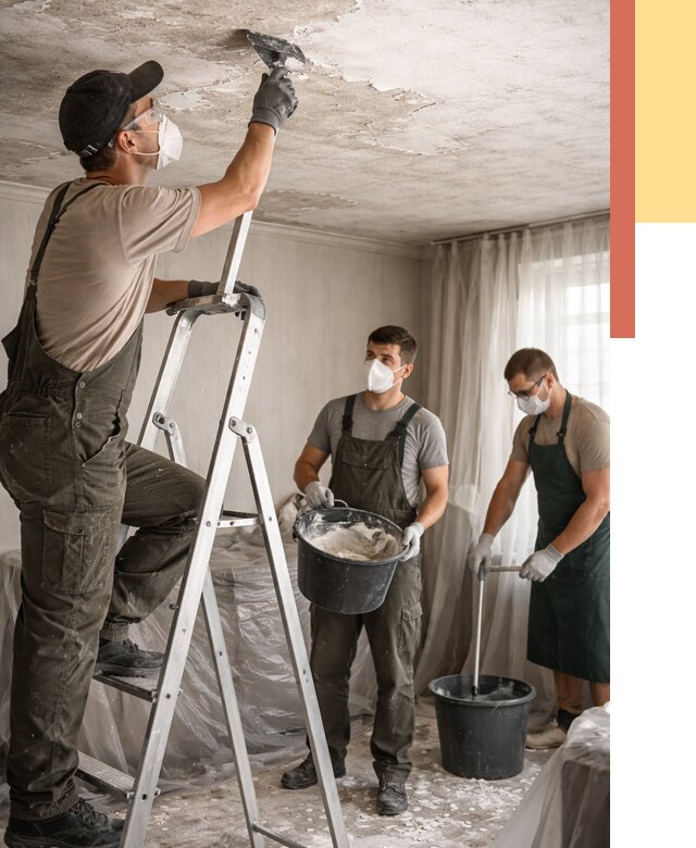 Удаление побелки с потолка в Ефремове от 2561 руб. быстро и недорого | ОТДЕЛОЧНИК-Фрм