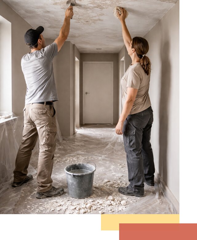 Удаление побелки с потолка в Ефремове — быстро и аккуратно