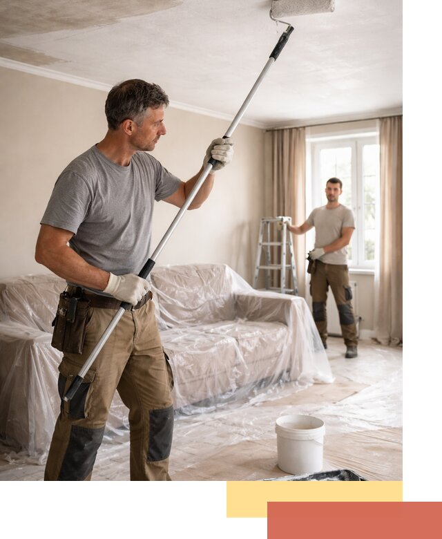 Грунтовка потолка в Ефремове — подготовка под покраску и отделку