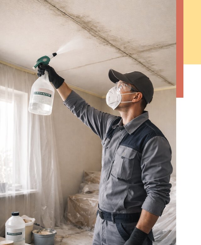 Антисептическая обработка потолка в Ефремове от 2561 руб. | ОТДЕЛОЧНИК-Фрм