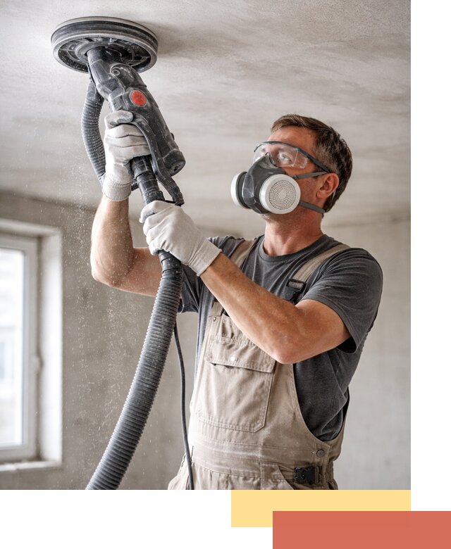 Шлифовка потолка в Ефремове — качественная подготовка под отделку