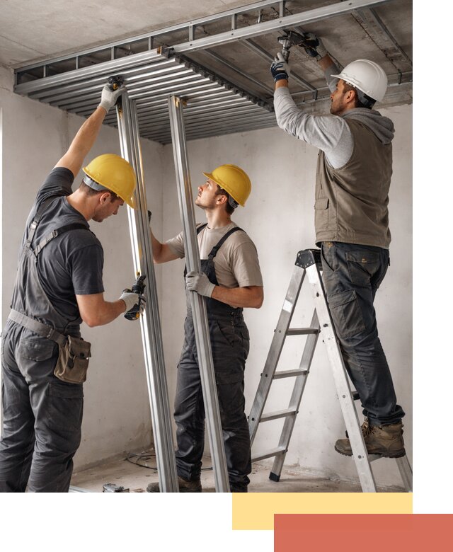 Монтаж реечного потолка под ключ в Ефремове