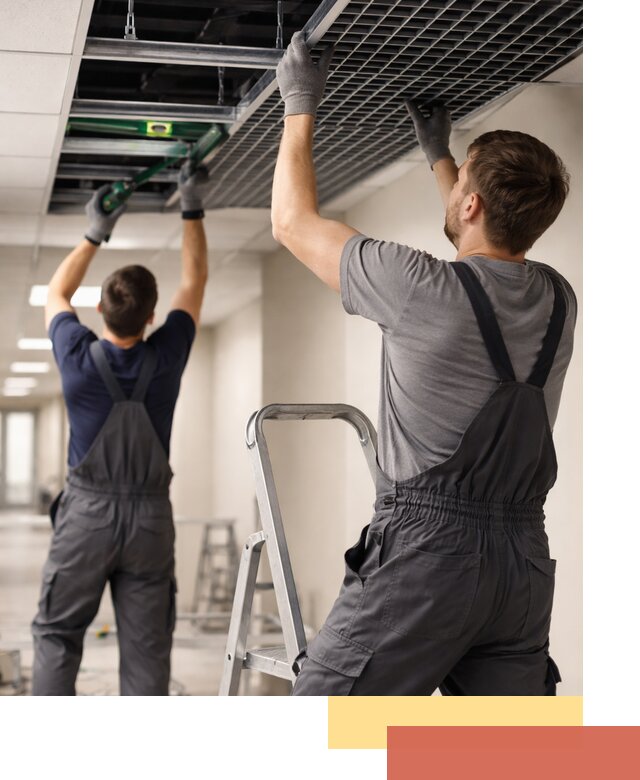 Монтаж потолка Грильято в Ефремове: установка под ключ качественно