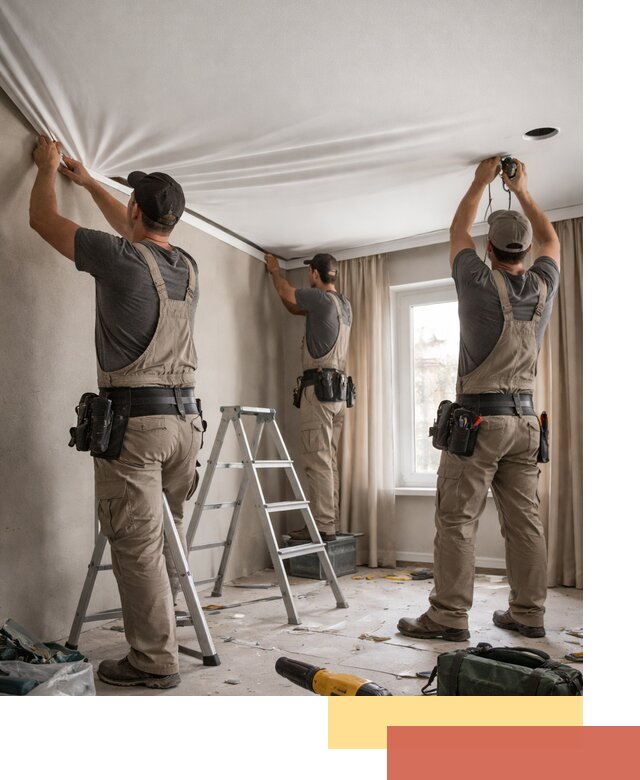 Монтаж матового натяжного потолка в Ефремове качественно и быстро