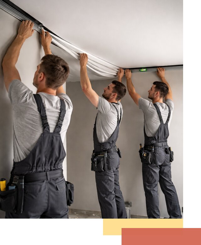 Теневые натяжные потолки в Ефремове: монтаж и отделка быстро и качественно