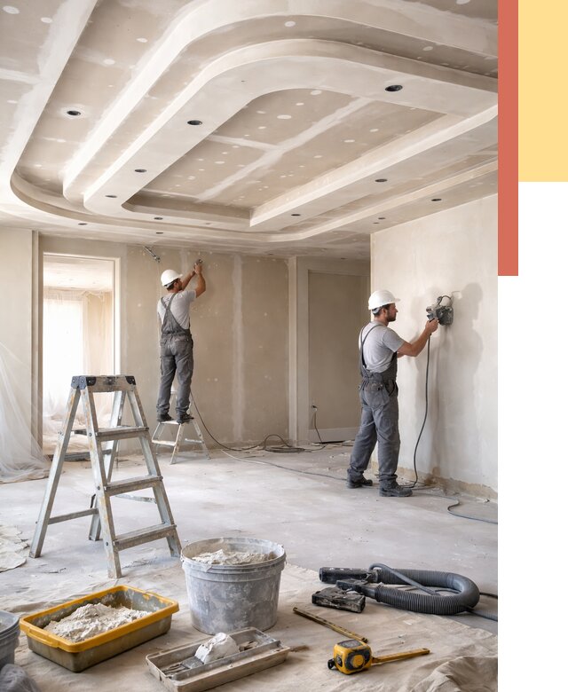 Многоуровневый потолок из гипсокартона в Ефремове от 768 руб. под ключ | ОТДЕЛОЧНИК-Фрм