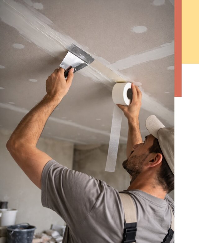 Обработка швов потолка ГКЛ в Ефремове от 7684 руб. под ключ | ОТДЕЛОЧНИК-Фрм