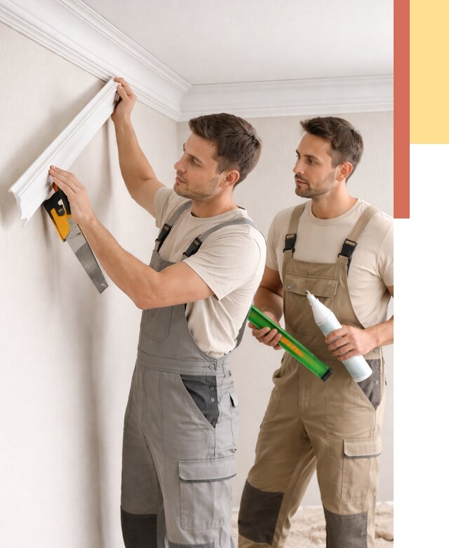 Монтаж потолочного плинтуса в Ефремове от 2356 руб. — быстро и недорого | ОТДЕЛОЧНИК-Фрм