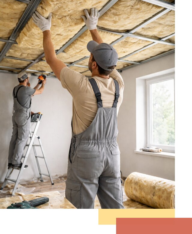 Утепление потолка под ключ в Ефремове качественно и быстро