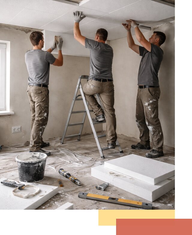 Утепление потолка пенопластом в Ефремове быстро и качественно