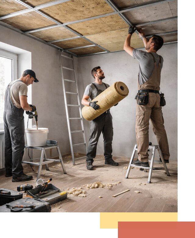 Шумоизоляция потолка в Ефремове: профессиональный монтаж и отделка